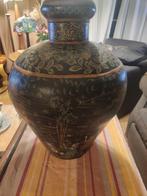 Grote handbeschilderde Indiase Mughal vaas – 45 cm, Antiek en Kunst, Ophalen