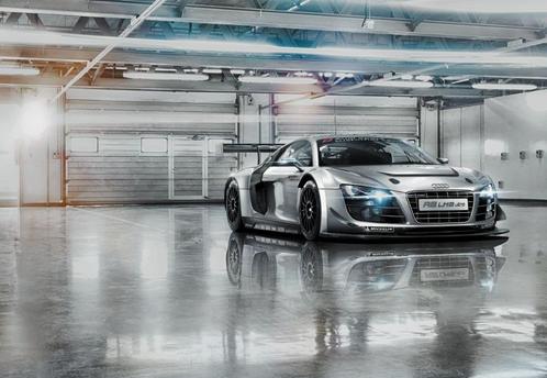 Audi R8 Le Mans fotobehang XL, Auto behang *Muurdeco4kids, Kinderen en Baby's, Kinderkamer | Inrichting en Decoratie, Nieuw, Wanddecoratie