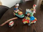 Blikken metalen opwind figuren vliegtuig ijcowagen moter en, Antiek en Kunst, Antiek | Speelgoed, Ophalen of Verzenden