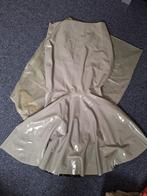 Latex lange mairmade rok L, Ophalen of Verzenden, Zo goed als nieuw, Zwart, Onder de knie