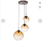 Moderne Glazen Hanglamp, Ophalen, Zo goed als nieuw, Glas, Minder dan 50 cm