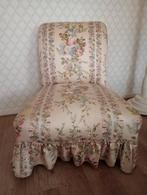 Vintage fauteuil met Engelse bloem, Ophalen of Verzenden, Gebruikt