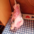 Roze eenhoorn knuffel 30 cm Nicky toy, Ophalen of Verzenden
