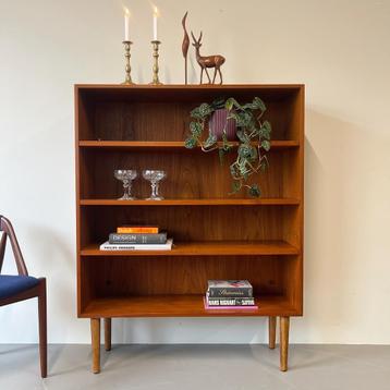 - Vintage boekenkast, Deens, teak - beschikbaar voor biedingen