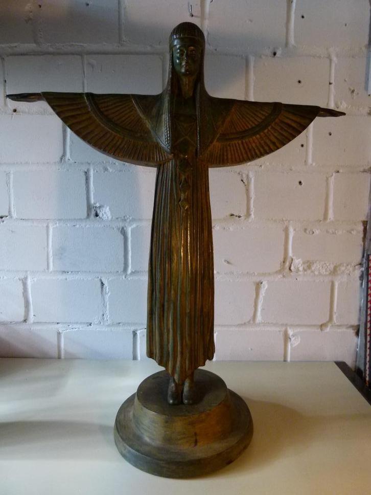 Art Deco ``The Creed`` xl 67cm. naar Chiparus, Antiek en Kunst, Kunst | Beelden en Houtsnijwerken, Ophalen