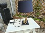 schitterende tafellamp met panter als voet, Ophalen, Zo goed als nieuw, Metaal, Minder dan 50 cm