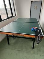 Tafeltennistafel met alles erop (zo goed als nieuw), Sport en Fitness, Tafeltennis, Ophalen, Zo goed als nieuw