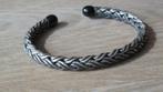Zilver BUDDHA TO BUDDHA gedraaide armband met onix, Ophalen of Verzenden, Zilver