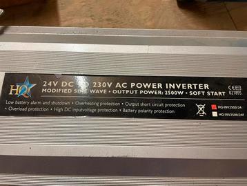 24v DC to 230 v AC power inverter HQ 2500W  beschikbaar voor biedingen