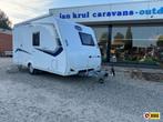Caravelair Antares Style 410 zeer compleet, Caravans en Kamperen, Overige typen, Tot en met 2, Bedrijf, Treinzit