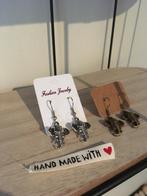Olifantjes, Sieraden, Tassen en Uiterlijk, Oorbellen, Overige materialen, Hangers, Bruin, Nieuw