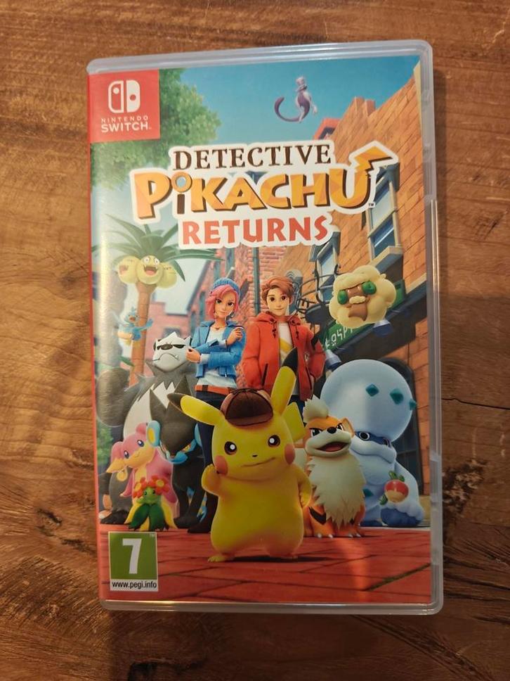 Detective Pikachu Returns, Spelcomputers en Games, Games | Nintendo Switch, Zo goed als nieuw, Avontuur en Actie, 1 speler, Vanaf 3 jaar