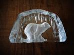SEA Glasbruk Kosta Sweden kristallen ijsbeer paperweight, Antiek en Kunst, Antiek | Glas en Kristal, Ophalen of Verzenden