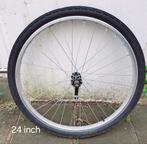 24 inch Voorwiel Met Band Kijk, Fietsen en Brommers, Fietsonderdelen, Ophalen of Verzenden, Zo goed als nieuw, Algemeen, Wiel