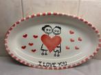 Italiaanse Schaal I Love You, Antiek en Kunst, Ophalen of Verzenden