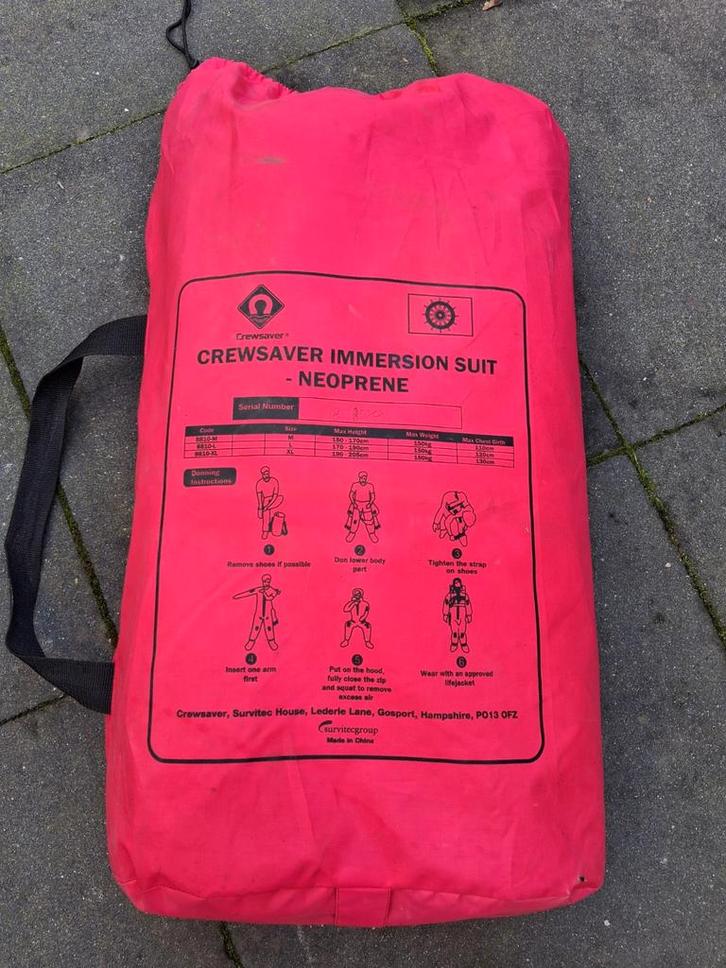 Crewsaver 8810-XL Overlevingspak / Immersion Suit, Watersport en Boten, Watersportkleding, Nieuw, Wetsuit, Ophalen of Verzenden