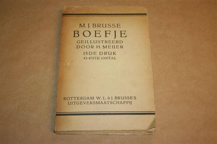 Boefje - M.J. Brusse, geïll. door H. Meijer - 1924, Boeken, Romans, Gelezen, Ophalen of Verzenden