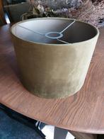 Donkergroene lampenkap, Huis en Inrichting, Lampen | Lampenkappen, Ophalen of Verzenden, Zo goed als nieuw, Rond, 25 tot 50 cm