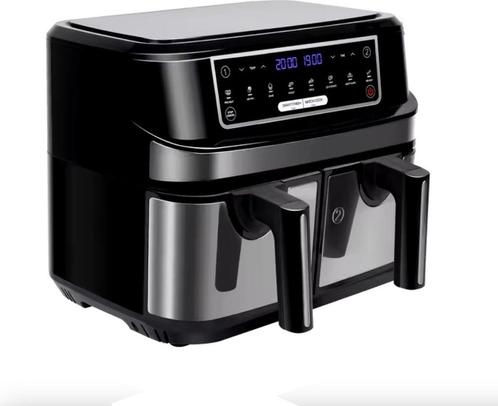 XL-Dubbele Grote Airfryer - 9L - Airfryer - 2 Laden - Zwart, Hobby en Vrije tijd, Overige Hobby en Vrije tijd, Nieuw, Verzenden