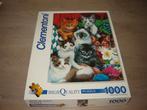 Puzzel Clementoni CUDDLEY KITTENS 1000 st., Ophalen of Verzenden, 500 t/m 1500 stukjes, Zo goed als nieuw, Legpuzzel