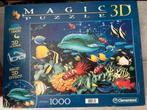 3D Magic puzzel onderwaterwereld 1000 stukjes, Ophalen of Verzenden, 500 t/m 1500 stukjes, Legpuzzel, Zo goed als nieuw