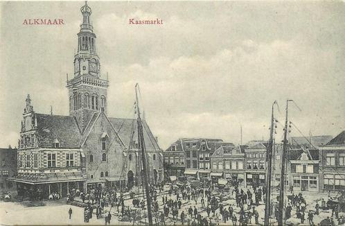 (386-244-029) Alkmaar Kaasmarkt, Verzamelen, Ansichtkaarten | Nederland, Noord-Holland, Verzenden