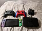 Nintendo Switch V1 | compleet | volledig gereset, Spelcomputers en Games, Ophalen of Verzenden, Gebruikt, Met 3 controllers of meer