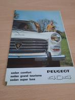 Folder Peugeot 404 1968, Boeken, Auto's | Folders en Tijdschriften, Peugeot, Ophalen of Verzenden, Zo goed als nieuw