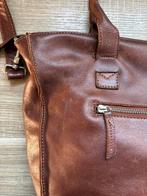 Leren Cowboysbag, Sieraden, Tassen en Uiterlijk, Tassen | Schoudertassen, Overige merken, Gebruikt, Bruin, Verzenden