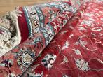 Handgeknoopt Pakistaans Kashan tapijt – ca. 345  246 cm, Info@bababoho.com, 200 cm of meer, Zo goed als nieuw, Crème