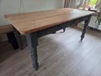 Brocante tafel, eetkamertafel, eettafel, stamtafel, Antiek en Kunst, Curiosa en Brocante, Ophalen