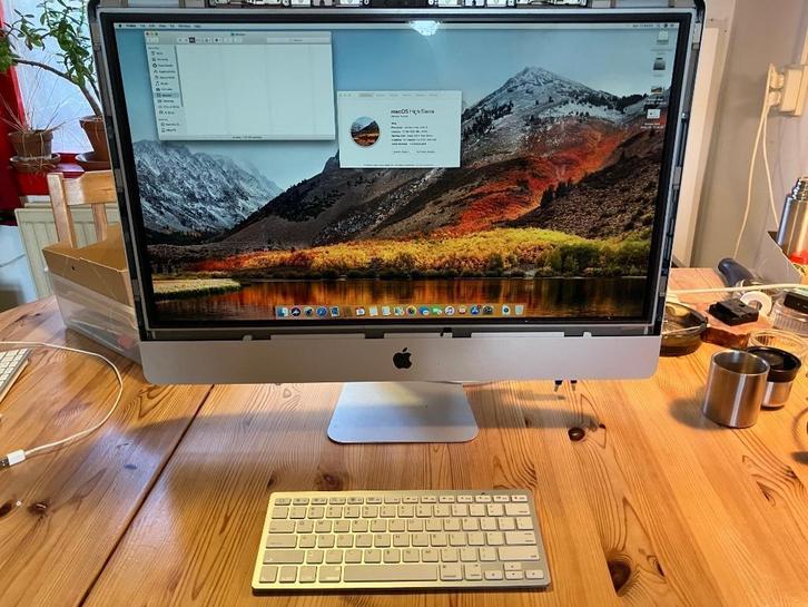 iMac 27 inch, mid 2010, Computers en Software, Apple Desktops, Refurbished, iMac, HDD, 3 tot 4 Ghz, 8 GB, Ophalen