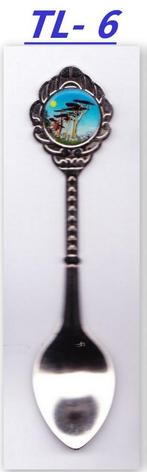 Tl 6 Theelepeltje La Pineda Salou Spanje, Ophalen of Verzenden, Zo goed als nieuw, Hout