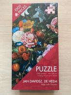 Jan Davidsz. de Heem Puzzel - 1000 stukjes vaas met bloemen, Ophalen of Verzenden, 500 t/m 1500 stukjes, Nieuw, Legpuzzel