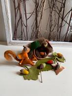 Verstopplekje voor de Herfsttafel, Hobby en Vrije tijd, Vilt, Ophalen of Verzenden, Nieuw, Figuurtje(s), Wolvilt