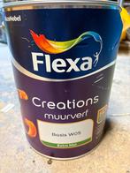 Flexa Creations Muurverf  mat. Kleur wit, Blauw, Ophalen of Verzenden, Minder dan 5 liter, Verf