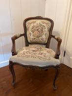 Antieke Queen Ann Stoel met Tapestry Bekleding, Antiek en Kunst, Ophalen