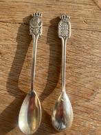 Verzilverde theelepels met Wilhelmina, Ophalen of Verzenden