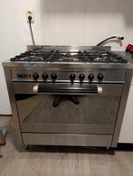 Pelgrim oven + 6-pits fornuis - moet zsm weg!, Gebruikt, 60 cm of meer, Ophalen of Verzenden, Oven met grill