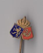 Emaille Menno van Coehoorn Regiment speldje, Verzamelen, Militaria | Algemeen, Niet vindbaar, Niet vindbaar, Nederland, Embleem of Badge