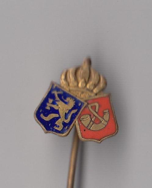 Emaille Menno van Coehoorn Regiment speldje, Verzamelen, Militaria | Algemeen, Landmacht, Embleem of Badge, Nederland, Ophalen of Verzenden