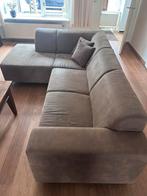 Hoekbank bruin, Huis en Inrichting, Ophalen, Gebruikt, 150 cm of meer, Vierpersoons of meer