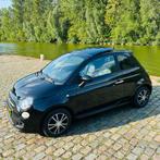 Fiat 500 1.2 C 2015 Zwart S Sport met een nieuwe apk, Voorwielaandrijving, 4 cilinders, 840 kg, Zwart