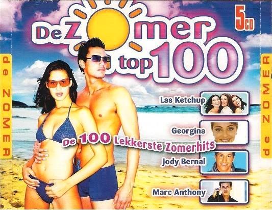 4cd  De Zomer Top 100 - De 100 Lekkerste Zomerhits, Cd's en Dvd's, Cd's | Verzamelalbums, Zo goed als nieuw, Nederlandstalig, Ophalen of Verzenden