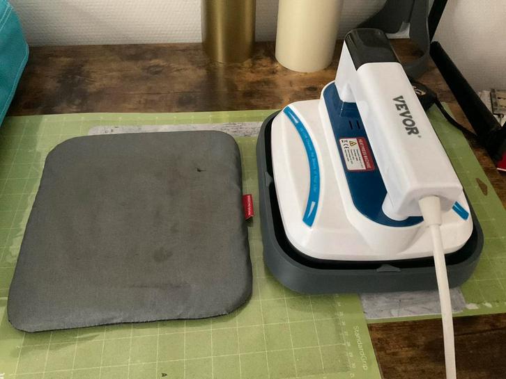 Vevor Kleding Pers met Mat - 21x25cm, Hobby en Vrije tijd, Kledingapplicaties en Hotfix, Nieuw, Ophalen of Verzenden
