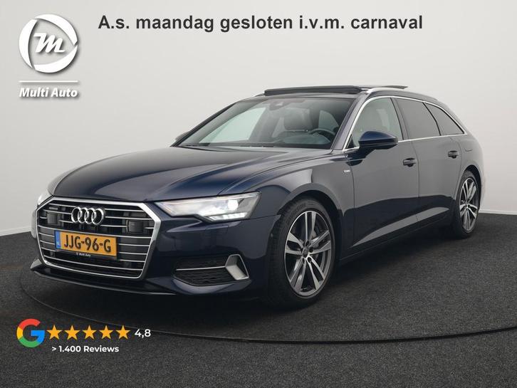 Audi A6 Avant 50 TFSI e quattro S Line Panodak Plug In Hybri, Auto's, Audi, Bedrijf, Te koop, A6, 4x4, ABS, Achteruitrijcamera