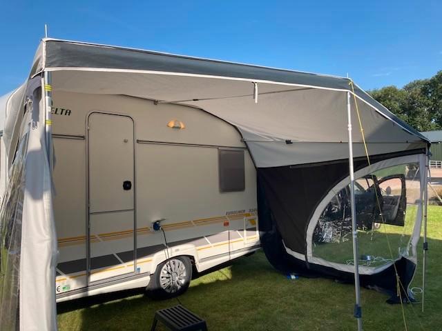 goldcamp pamplona caravanluifel, maat 4, Caravans en Kamperen, Overige Caravans en Kamperen, Nieuw, Ophalen