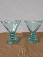 2 mooie groene vintage ijscoupes Fidenza Italy, Ophalen of Verzenden