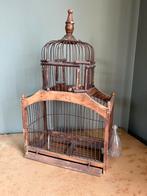 PRACHTIGE OUDE HOUTEN VOGELKOOI, Ophalen