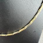 Gouden ketting | 14K | 14,85gr |  bicolor fantasie | 401105, Sieraden, Tassen en Uiterlijk, Ophalen of Verzenden, Zo goed als nieuw